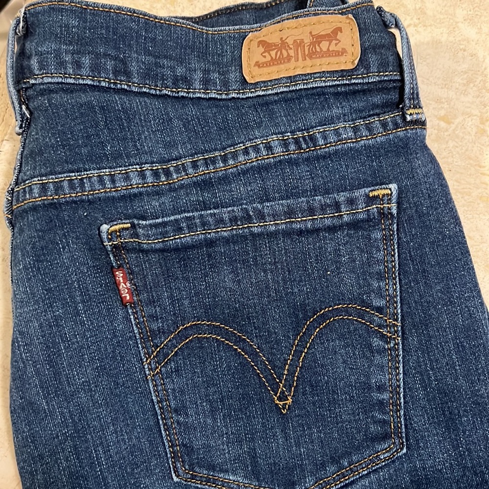 Levi's Blue Skinny Jeans Classic Style - Picture 3 of 5
